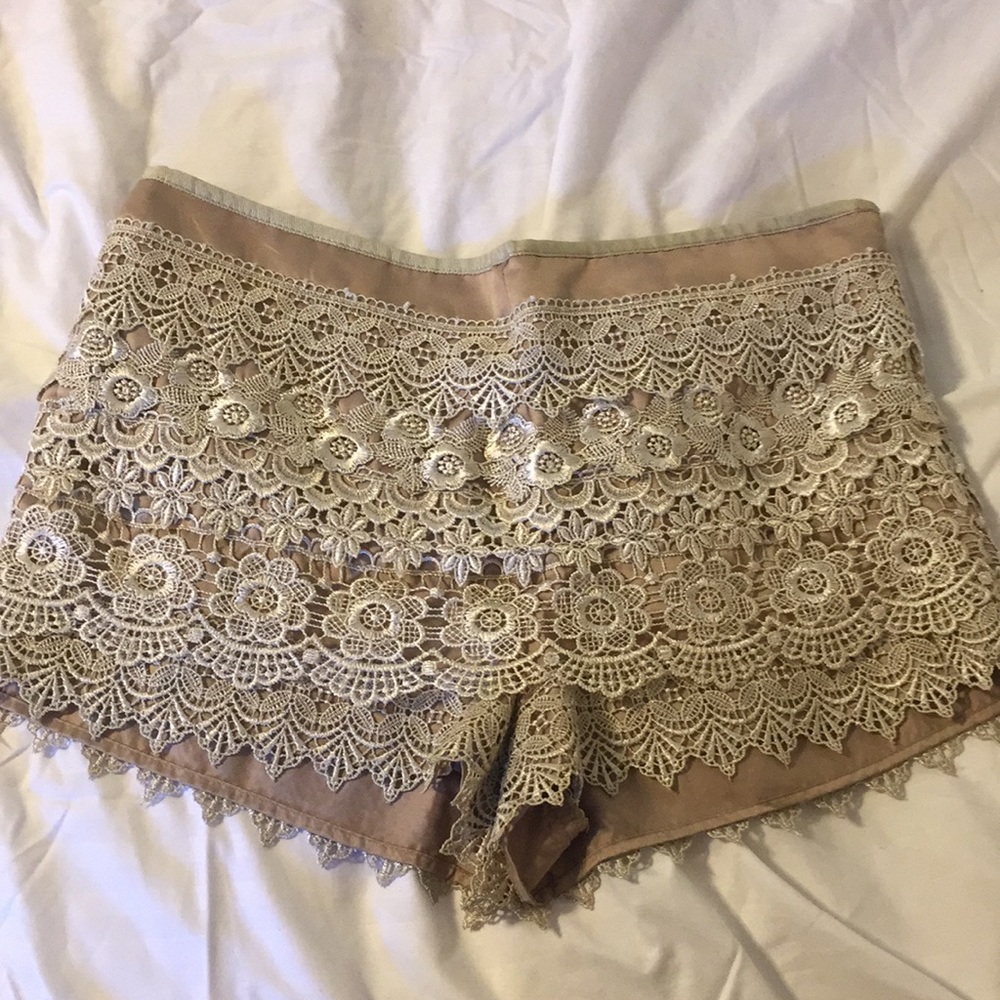 Beautiful gold shorts